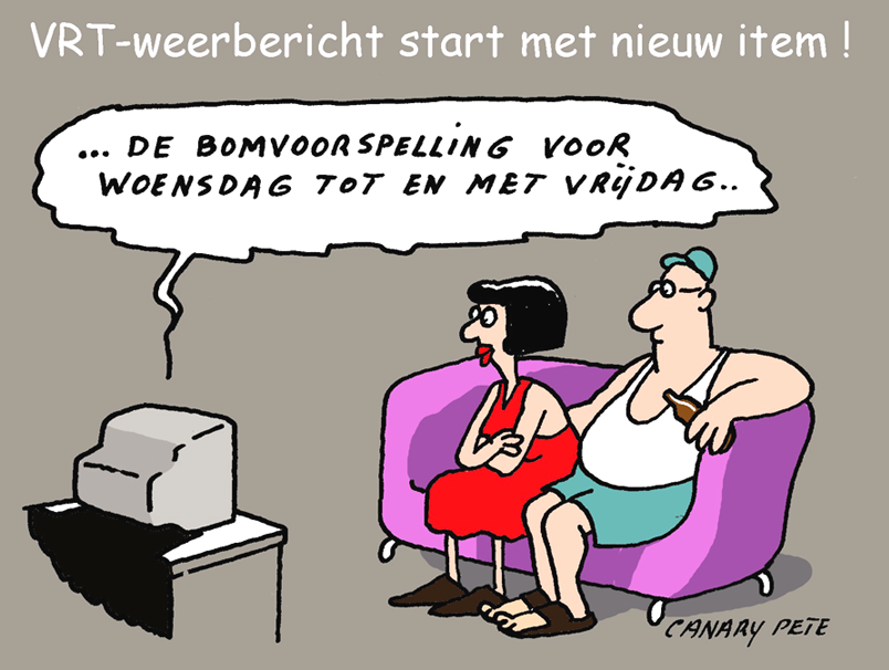 cartoon 7 bron: http://www.canarypete.be 1p 38 In veel landen heeft de overheid een vergelijkbare taak als je kunt herkennen in de cartoon.