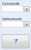 Handleiding CVOSoft Deel VII Filterpaneel 6/16 Op het tabblad Opleidingen kan je m.b.v. de CTRL- en/of SHIFT-toets één of meerdere opleidingen selecteren.