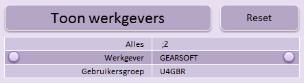 2. De werking, alles vanuit één scherm 2.1 Een rapport maken met een druk op de knop Een rapport maken gaat in drie eenvoudige stappen: 1. Selecteer werkgever(s) 2. Kies het tijdvak 3.