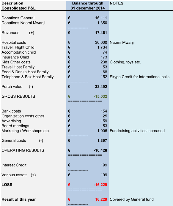 Financial verviews Cnslidated prfit & lss 1. We did a lt mre fundraising activities, wrkshps etc.