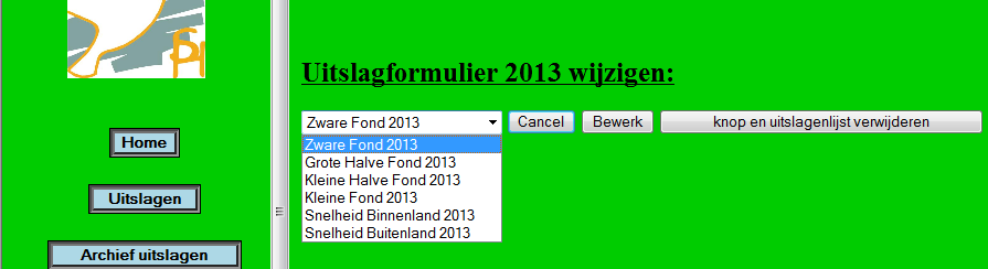 Omschrijving is een omschrijving waarover het gaat, zoals in bovenstaand voorbeeld hebben we de initialen van het lokaal genomen gevolgd door de vluchtcategorie en het jaartal.