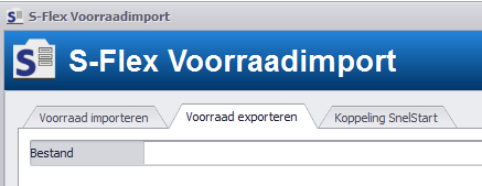 b. Administratie: als u een geldige SQL server hebt geselecteerd f ingeverd, kunt u hier p het pijltje klikken m de beschikbare databases p die server weer te geven.