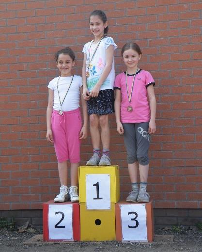 Meisjes 2 de leerjaar : Goud : Theresa (NS) Zilver : Yade (NS) Brons : Hannah (NS) Jongens 3 de leerjaar : Goud : Amin