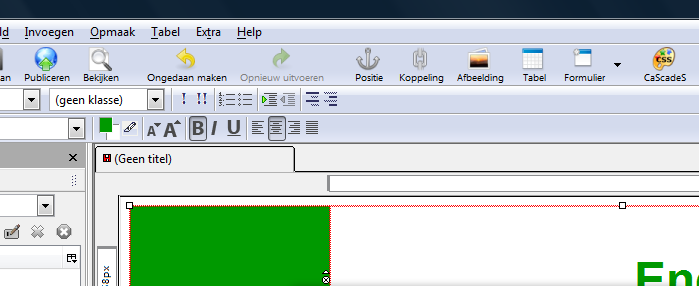 Hoofdstuk 2 Opslaan van de pagina 7. Geef eerst de pagina een titel: Ga naar Opmaak en kies Paginatitel en eigenschappen 8.