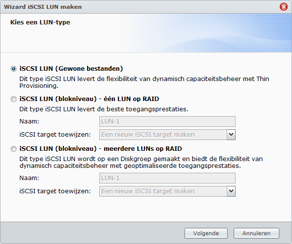 Een iscsi Target in- of uitschakelen 1 Selecteer het iscsi Target dat u wilt in- of uitschakelen. 2 Klik opinschakelen of Uitschakelen.