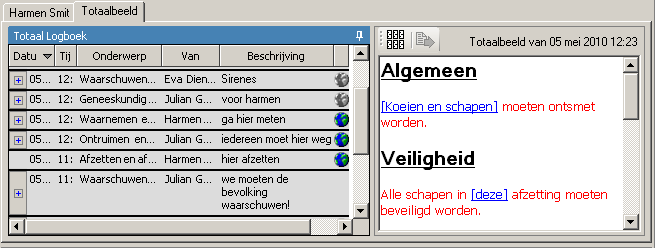 omdat de precieze locaties van de afzettingen nu bekend zijn. Na een poosje worden de afzettingen verwijderd. De politie geeft als antwoord dat de afzettingen verwijderd zijn.