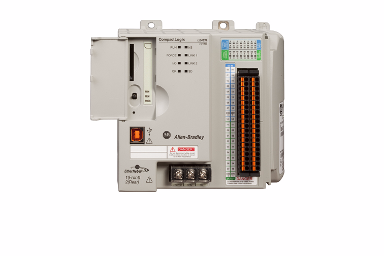 CompactLogix-controllers CompactLogix 5370 L2-controllers met ingebouwde Compact I/O De CompactLogix 5370 L2-controller is uitgerust met: een ingebouwde 24 VDC voeding.