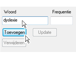 Woord opzoeken. 4.Typ bijvoorbeeld deel 5. klik op Zoeken Skippy springt dan naar het eerste woord in de lijst dat met deel begint (in dit geval deel ).