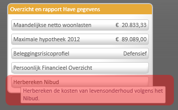 4 Meerdere analyses / analyses vergelijken Het is mogelijk om meerdere analyses op te voeren. Eén analyse kan meerdere scenario s bevatten, zoals u gewend bent.