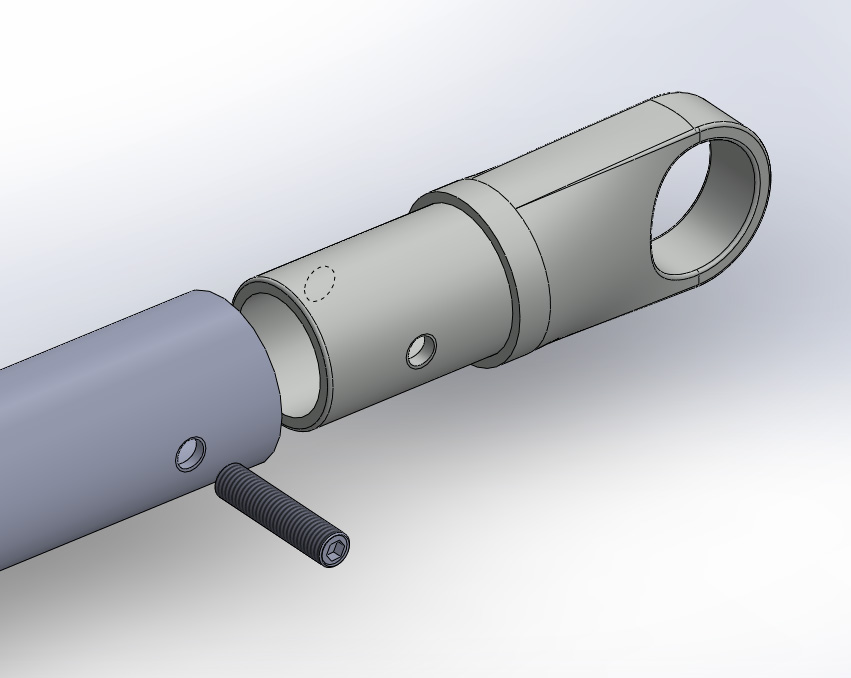 46 Bacheloropdracht - overdekking - Matthijs Ariens M10 L M10 42 +0,35 0 48 Inbus bout M10 Exploded view van de assemblage. De assemblage van het koppelstuk gaat op dezelfde wijze.