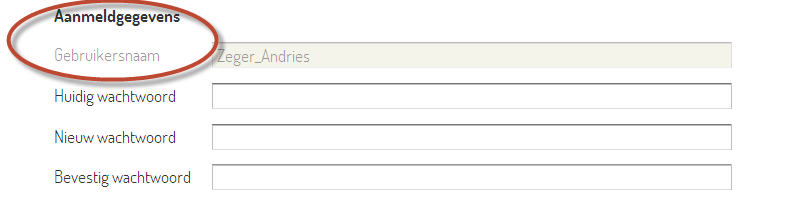 Wachtwoord: De postcode. Dit zou voor Jan Desmidt het volgende zijn: 9940 Bij de eerste aanmelding, probeer je altijd eerst de standaardlogin zoals hierboven omschreven.