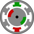 Brushless DC-motor Animation of brushless DC-motor (the sensors are not given in this figure).