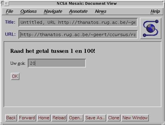 180 Hoofdstuk 8. Netwerkprogramma s > User-Agent: Mozilla/3.01 (X11; I; Linux 2.0.34 i586) > Host: thanatos:4000 > Accept: image/gif, image/x-xbitmap, image/jpeg, image/pjpeg, */* > Het schrijven van