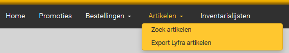 Eens u het product heeft gevonden, dient u de gewenste hoeveelheid aan te duiden. Het product wordt automatisch in uw winkelmandje gelegd.