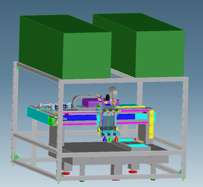 Experimental system Project Adem Platform with focus on Pulse width range, three wavelength solution.