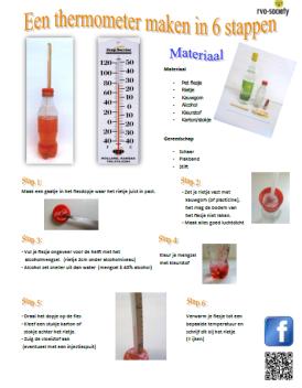 Om de temperatuur van de omgeving te meten heb je een thermometer nodig?