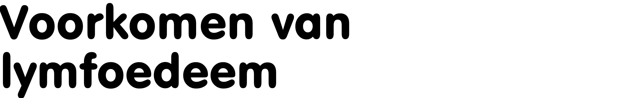 Bij u zijn de lymfeklieren uit de oksel verwijderd. Na het verwijderen van de lymfeklieren uit de oksel kan het lymfevocht minder goed worden afgevoerd.