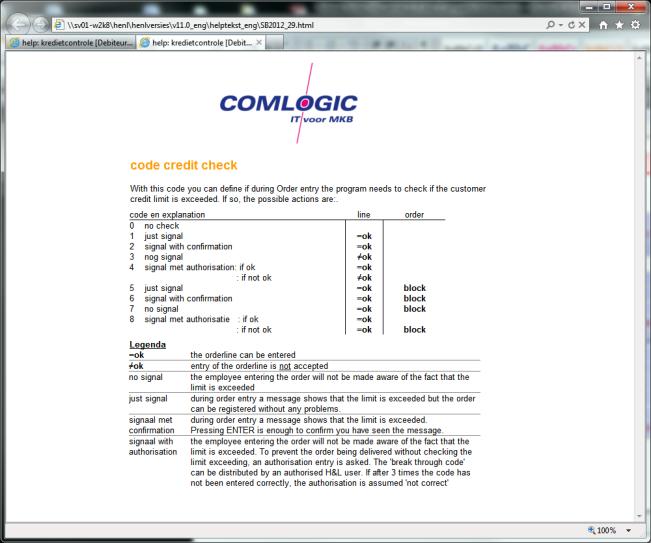 For all customers who use the English version, help text was always available in so called H&L help text windows. Since version 7.