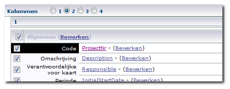 Voor knopsecties en referentieknoppen kunt u instellen of deze zichtbaar zijn in de bewerkstatus #NEW.