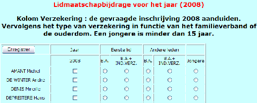 HET VOLGENDE GEDEELTE WORDT MAAR EERST LATER OP HET JAAR GEACTIVEERD. DE CLUBCORRESPONDENT WORDT PER MAIL OP DE HOOGTE GEBRACHT.