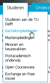 Navigatie variant 1 (2/2) Grijze breadcrumbs Mede doordat