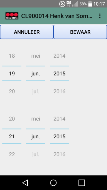 4. Klik vervolgens op Wijzig (zowel als ios) om de beschikbaarheid te wijzigen: 5.