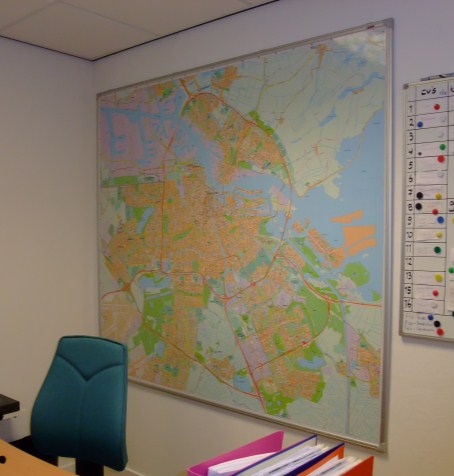 Kaart van Amsterdam De SAZ houdt bij waar welke ziektes in Amsterdam (en omgeving) gesignaleerd worden.