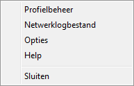 Het pictogram van Button Manager V2 verwijderen uit het systeemvak Als u Button Manager V2 een tijd niet gebruikt, kunt u het pictogram van Button Manager V2 uit het systeemvak verwijderen: 1.