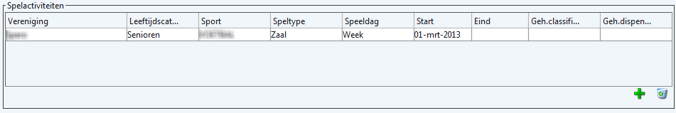 Extra informatie voor zwemverenigingen Het is mogelijk om meerdere spelactiviteiten bij een persoon toe te voegen.