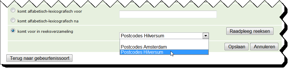 6.1.1.2 Gebruik filteropties "lijkt op" en "lijkt niet op" Voor de opties "lijkt op" en "lijkt niet op" moet als referentiewaarde een zogenoemde reguliere expressie worden ingevuld.