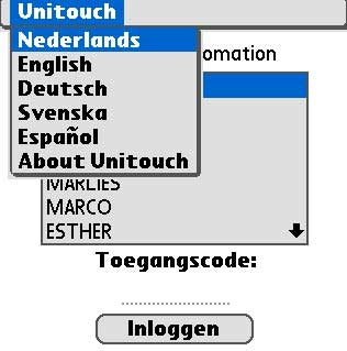 GEBRUIKERSHANDLEIDING HANDTERMINAL 4. Stand-by Wanneer er even niets wordt gedaan op de handterminal, zal deze na verloop van tijd "uit vallen".