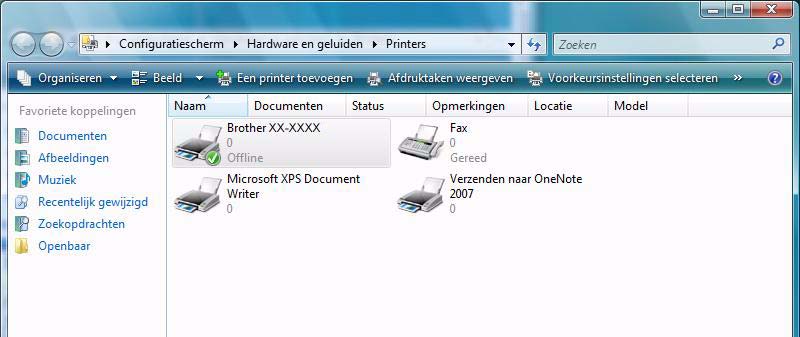 Direct afdrukken vanuit andere software Als u de printerdriver hebt geïnstalleerd, kunt u vanuit de meeste programma's onder Windows met dit apparaat direct afdrukken.