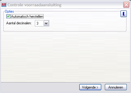 Pagina 22 van 34 Druk nu op Volgende. De voorraad aantallen zullen nu worden gecontroleerd. Druk het rapport af en kies op het scherm dat verschijnt na het afdrukken van het rapport voor Voltooien.