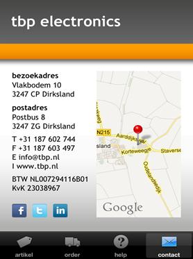 handleiding ordertracking app track n trace U kunt met een iphone of ipad gebruik maken van onze app voor ordertracking. In de Appstore zoekt u op tbp en kiest u tbp ordertracking.