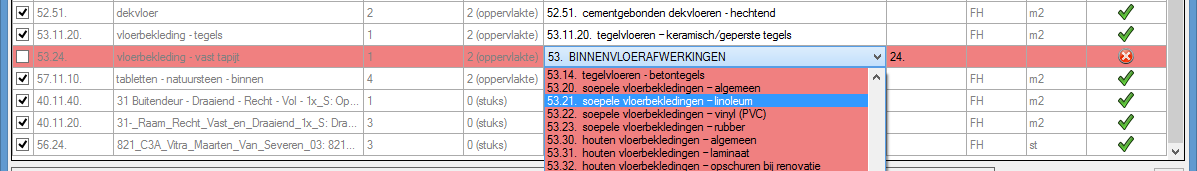 C3A-Workshop sept.-okt. 2014 C3Admin 2015 - introductie blad 55 Een rode achtergrond duidt op een ernstiger probleem. Hier krijgen we de melding dat het artikel in kwestie geen meetartikel is. Waarom?