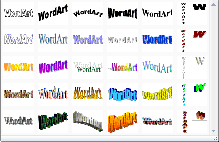 Microsoft Office 2007 - Word - Wordart Voor een tekstvaandel dat wat fantasievoller is dan een tekst die je creëert door het toepassen van tekenopmaak, kan je WordArt gebruiken.