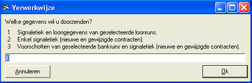 Verdere aanpassingen en doorsturen voorschotten naar Securex Bij de uitzendbedrijven die voorschotten naar Securex exporteren, ziet men binnen de grid met bankruns ook bijkomende kolommen met de