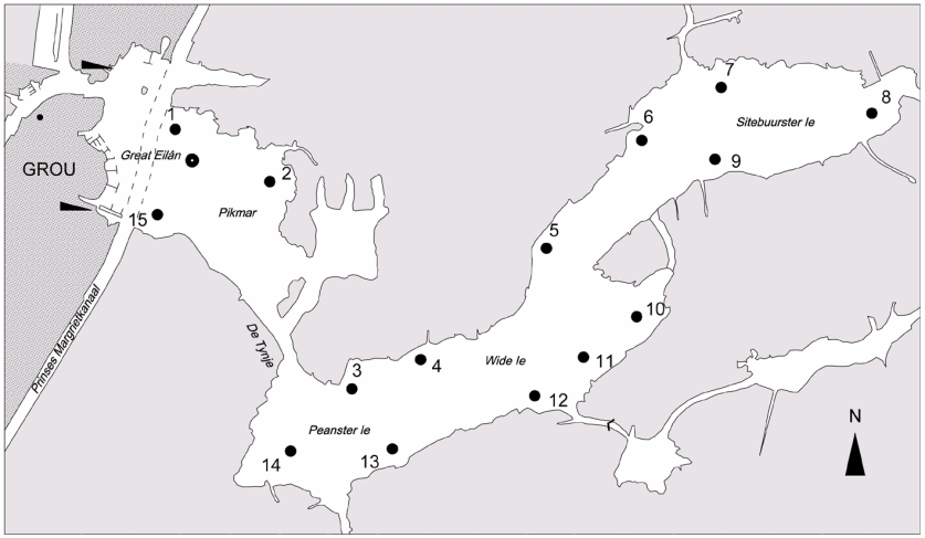 BIJLAGE A: Het Wedstrijdgebied A1 Het wedstrijdgebied A1.1 Het wedstrijdgebied is: de Pikmar, de Tynje, de Peanster Ee, de Wijde Ee en de Sitebuurster Ee. A2 Prinses Margrietkanaal A2.