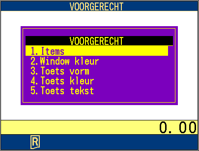 Gebruik lijsten om uw keuze lijsten aan te passen of te programmeren.