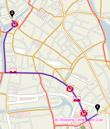 gevaarlijke plekken is goed Goed als de hellingen meegenomen worden voor de routekeuze Het handigst voor fietsers die het gebied niet kennen 4.