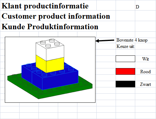 Het Product Toren E: al vanaf de grondplaat specifieke klantenwensen!