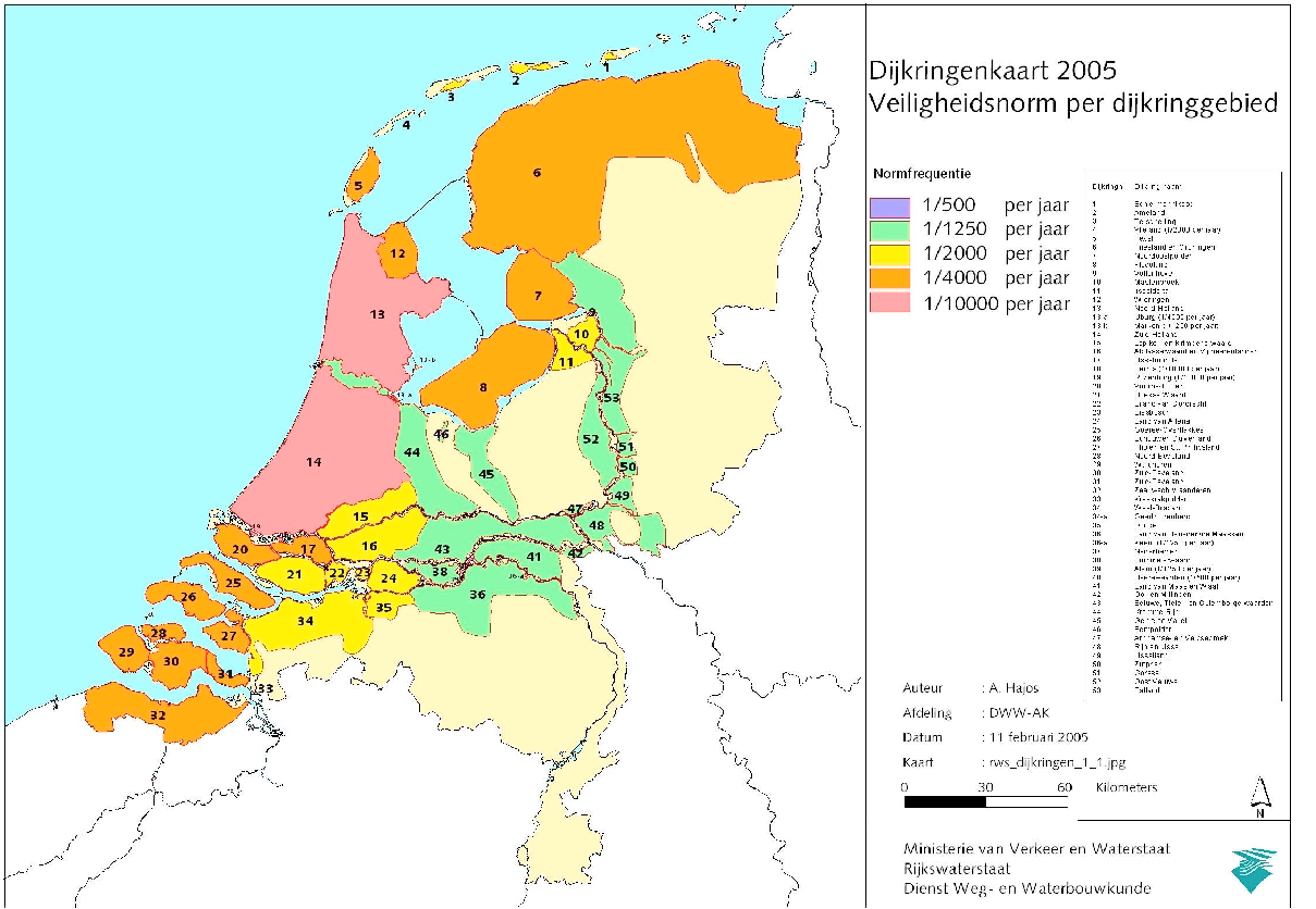 Bijlage 3 Dijkringen in Nederland