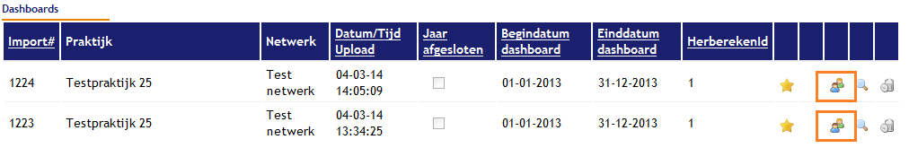 3 Aan de linkerkant kunt u op Medewerkers klikken, waarmee het supervisiedashboard medewerkers wordt geopend.