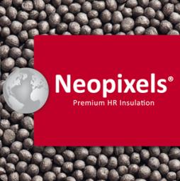 Technische Goedkeuring ATG met Certificatie Na-isolatie van spouwmuren met gebonden geëxpandeerde polystyreenkorrels Goedkeurings- en Certificatie-operator NEOPIXELS PREMIUM HR INSULATION EN NEOFIXX