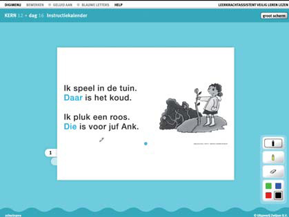 In de module Woordrijtjes wordt gewerkt aan het automatiseren van deelstructuren. Alle woordrijtjes uit instructiekalender 1 zijn opgenomen. Deze module komt alleen voor in kern 1-6.