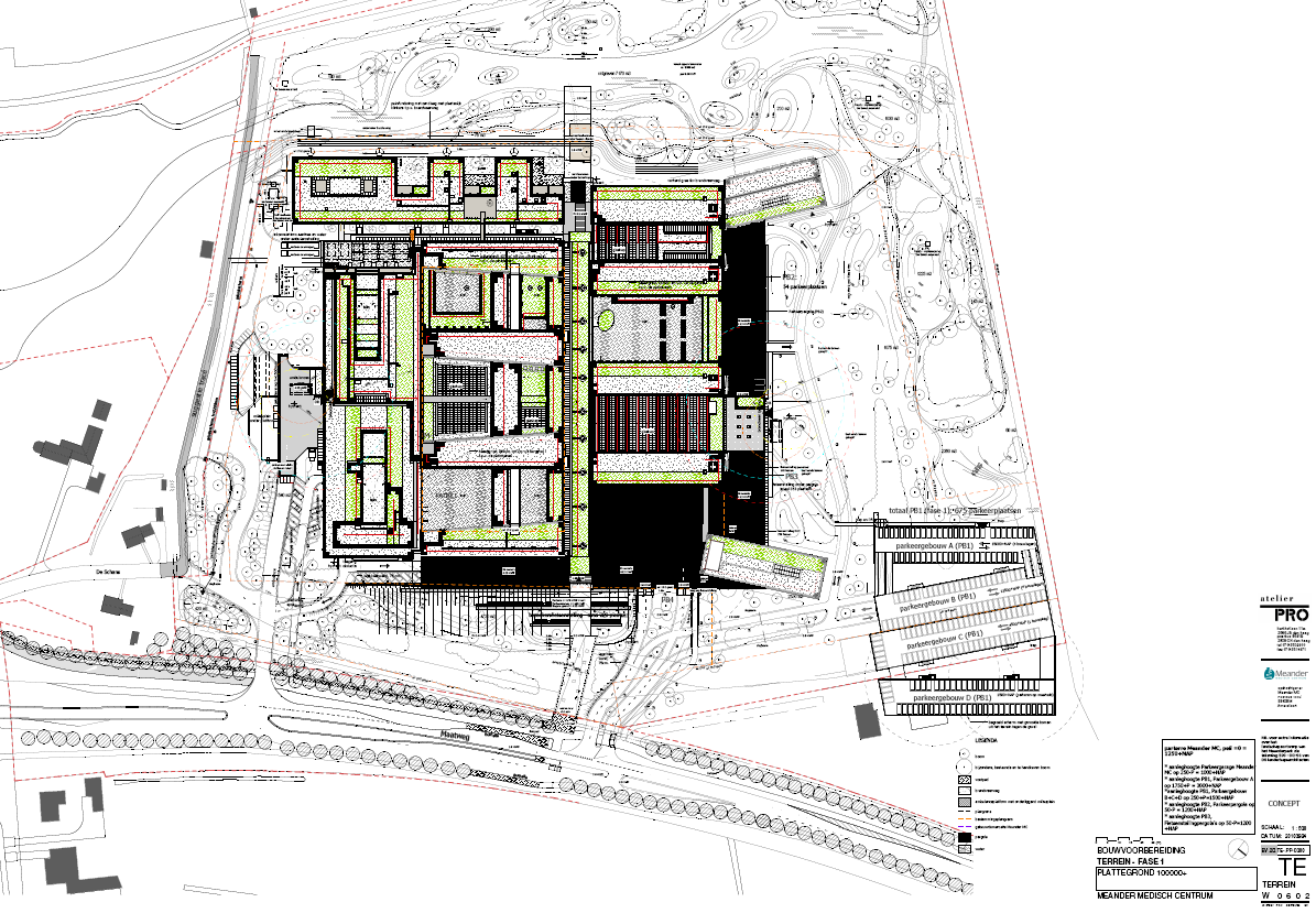 3. Bedrijfskenmerken 3.1 Situering Het Meander Medisch Centrum is voornemens zich te gaan vestigen op een nieuwbouwlocatie. Deze locatie is gelegen aan de Maatweg in Amersfoort.