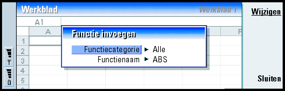 222 Kantoor Werkbladen Als u een nieuw werkblad in een werkmap wilt maken, drukt u op de toets Menu en kiest u Invoegen > Nieuw werkblad.