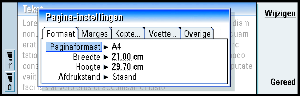 2 Druk op Afdrukken. Er verschijnt een dialoogvenster. Als u de afdrukopties wilt wijzigen, drukt u op Opties. 3 Als u een afdrukvoorbeeld wilt zien, drukt u op Afdrukvoorbeeld.