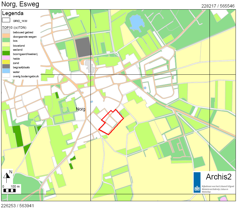 Beheerder en plaats documentatie ARCADIS Nederland BV, locatie Assen Na deponering: Noordelijk Archeologisch Depot te Nuis Afbeelding 1.