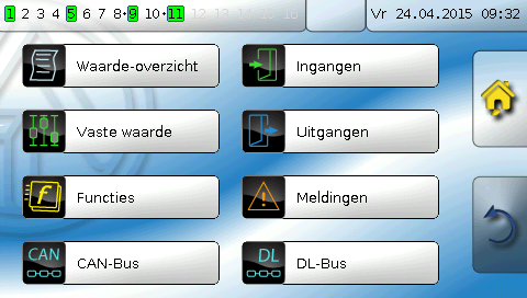 Algemene informatie Principeschema van een functiemodule Algemene informatie In de regelaar zijn 40 verschillende functies opgenomen. Aan iedere functie worden ingangsvariabelen toegewezen.